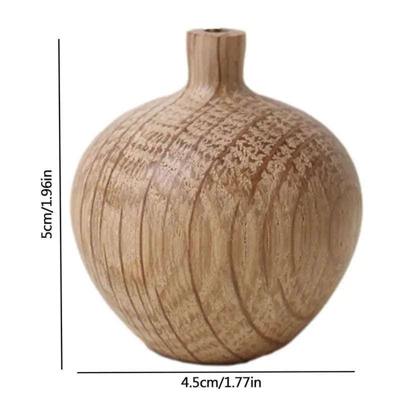 Wood Vase